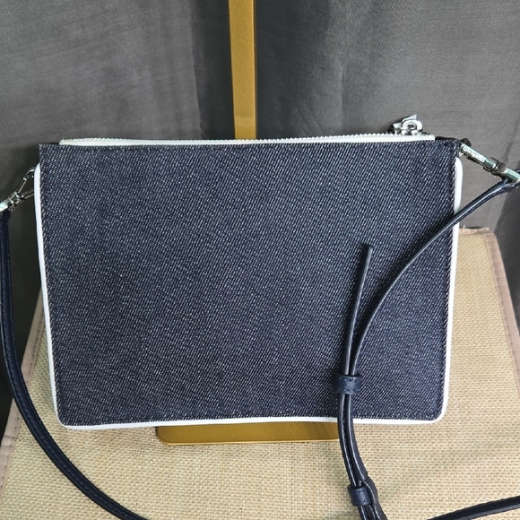 Kate Spade Denim Crossbody/clutch EUC - Picture 2 of 15
